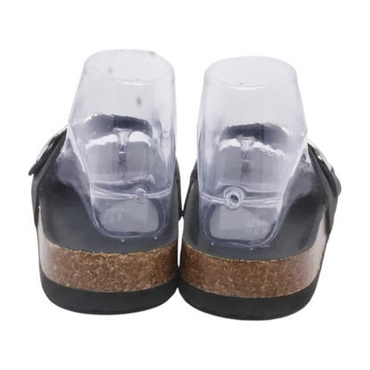 Black Flat Sandals