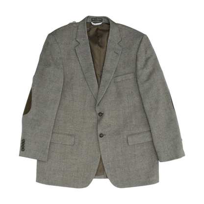 Brown Long Check Sport Coat