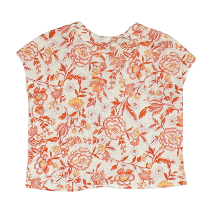Beige Abstract Blouse