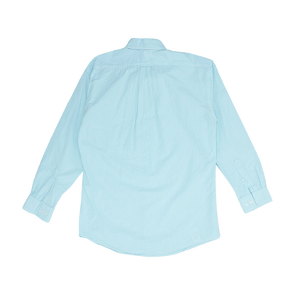 Blue Striped Long Sleeve Button Down