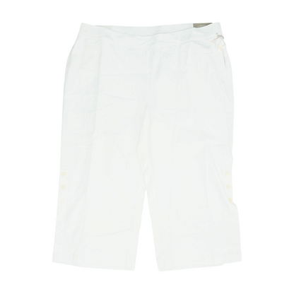 White Plus Wide Leg Pants