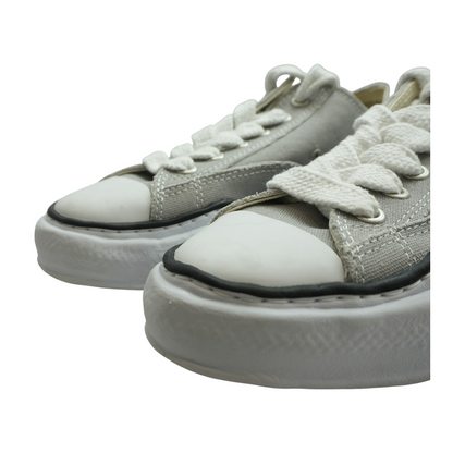 Gray "PETERSON23" OG Sole Canvas Low-top Sneaker