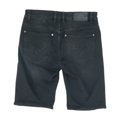 Black Denim Shorts