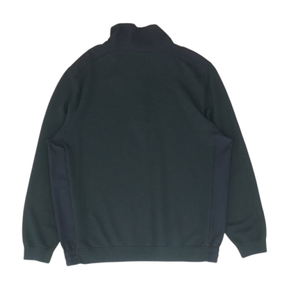 Navy Solid 1/4 Zip Pullover