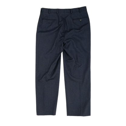 Navy Solid Dress Pants