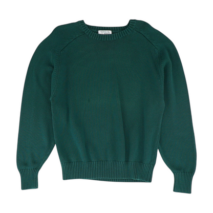 Green Solid Pullover Sweater