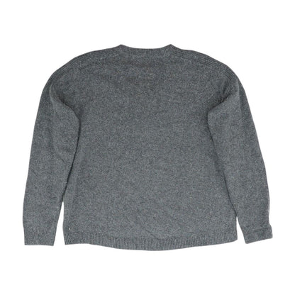 Gray V-Neck Sweater