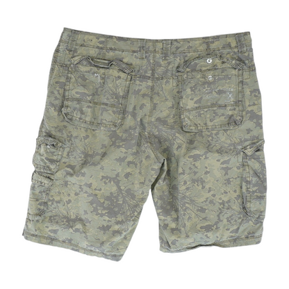 Green Camo 5-Pocket Shorts