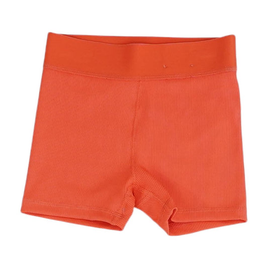 Coral Solid Active Shorts
