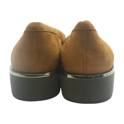 Tan Slip-On Flats