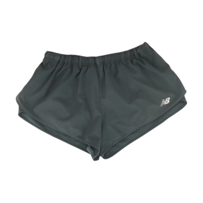 Black Solid Active Shorts