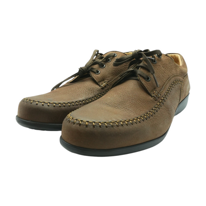 Brown Lace-Up Dress Shoes