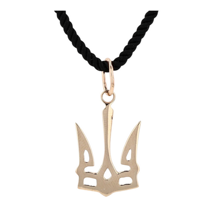14K Two-Tone Gold Pendant Necklace