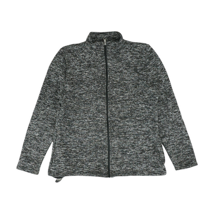 Black Abstract Active Jacket