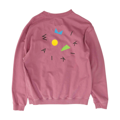 Pink Solid Sweatshirt Pullover
