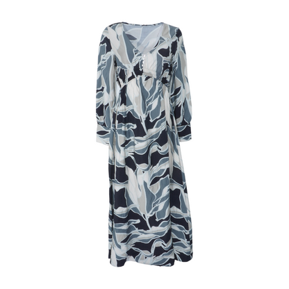 Multi Print Maxi Dress