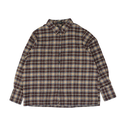 Brown Plaid Button Down