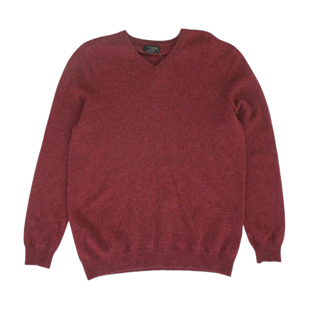 Maroon Solid Pullover Sweater