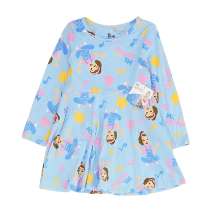 Blue Graphic Dress