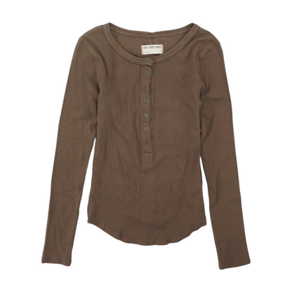 Brown Henley