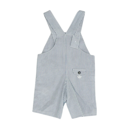 Blue Striped Sleeveless One-Piece
