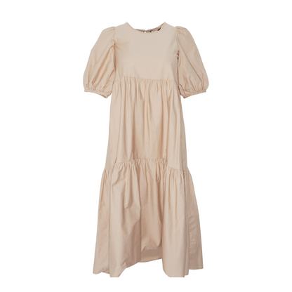 Tan Midi Dress