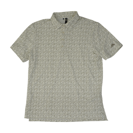Ivory Abstract Short Sleeve Polo