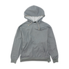 Gray Solid Hoodie Pullover