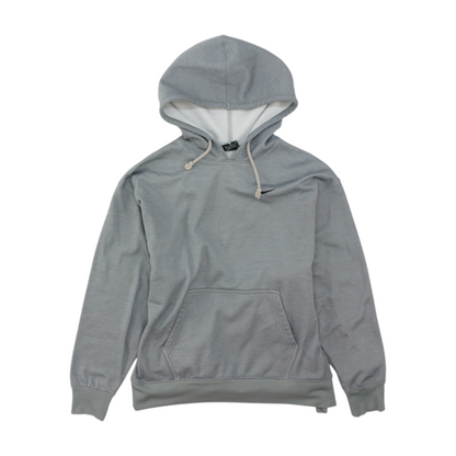 Gray Solid Hoodie Pullover