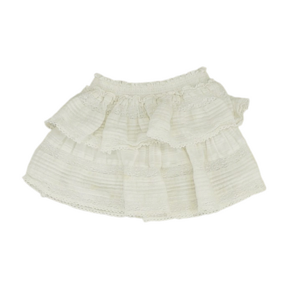 White Striped Skort
