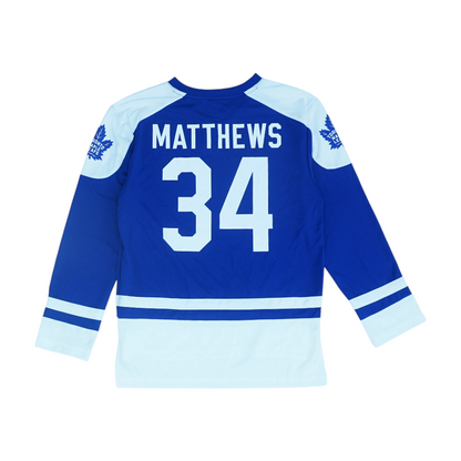 Men's Navy Toronto Maple Leafs Long Sleeve Jersey