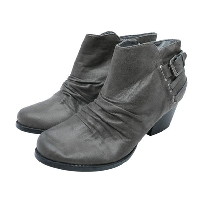 Gray Ankle Boots