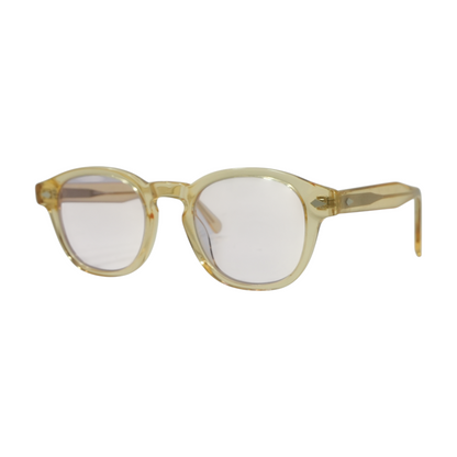Yellow Wall E Round Prescription Eyewear