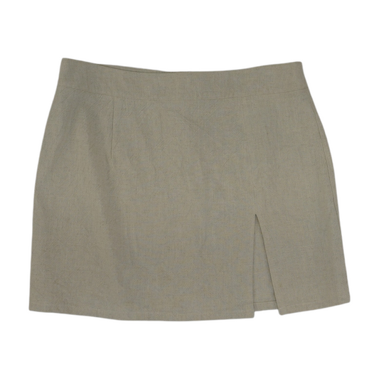 Beige Mini Skirt