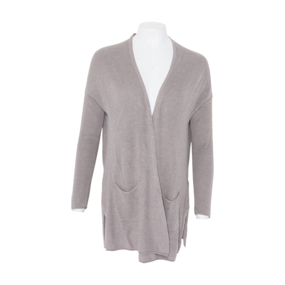 Gray Cardigan Sweater