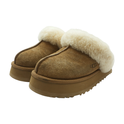 Tan Slip-On Flats