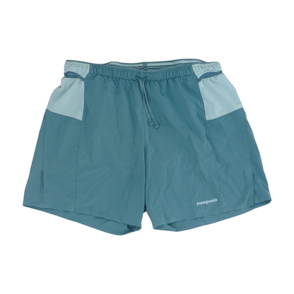 Gray Color Block Active Shorts