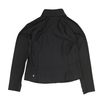 Black Solid Active Jacket