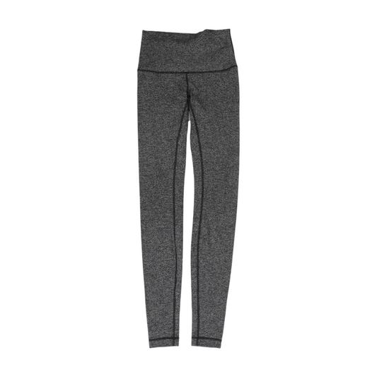 Black Herringbone Active Leggings