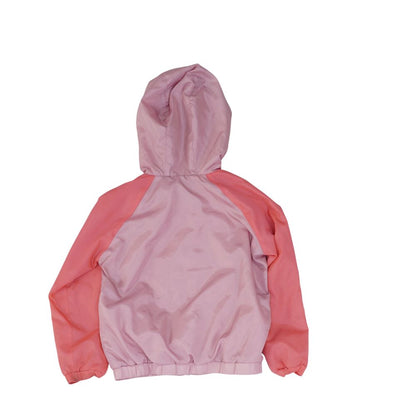 Pink Color Block Rain Jacket