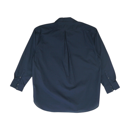 Navy Button Down