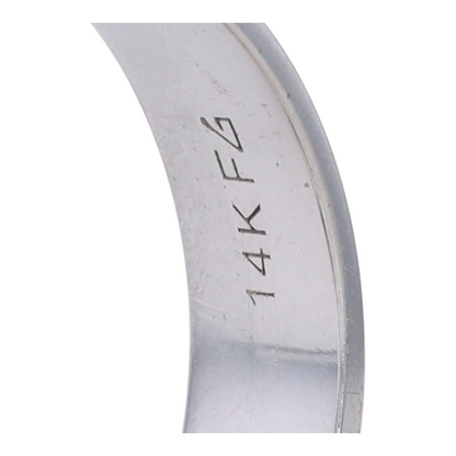 14K White Gold Band