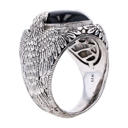 Sterling Silver Onyx Statement Ring