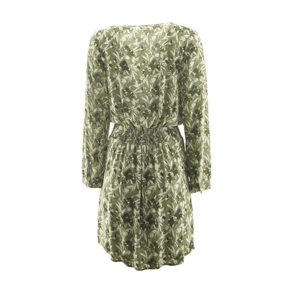 Olive Floral Mini Dress