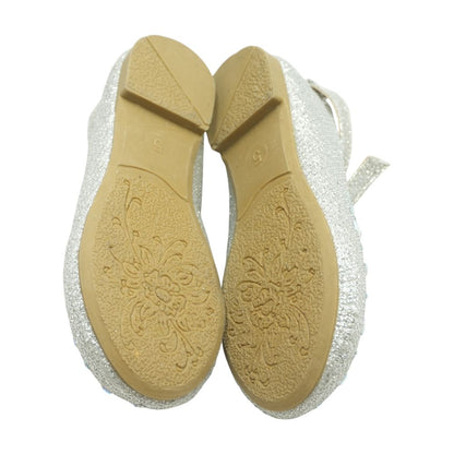 Silver Leather Toddler Shoes