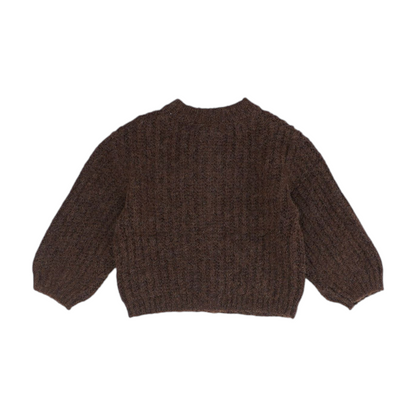 Brown Cardigan Sweater