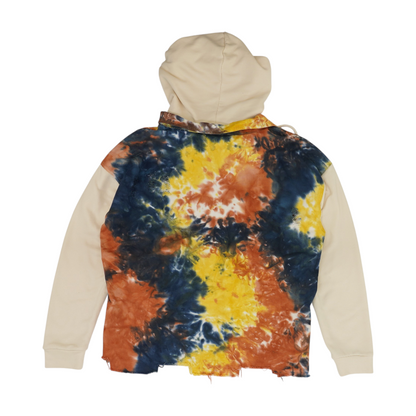 Multi Tie-Dye Denim Jacket