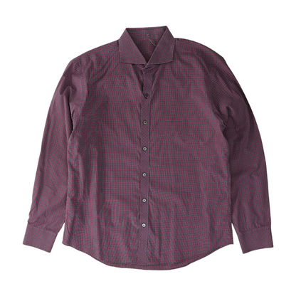Multi Check Long Sleeve Button Down