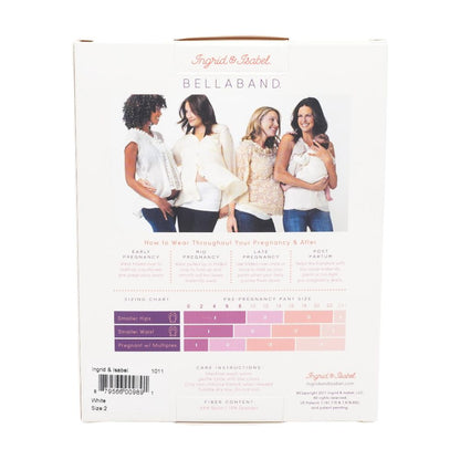 White Maternity Bellaband