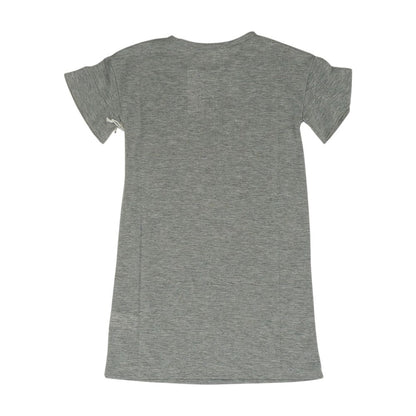 Gray Solid Gown